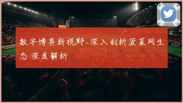 数字博弈新视野_深入剖析菠菜网生态 深度解析